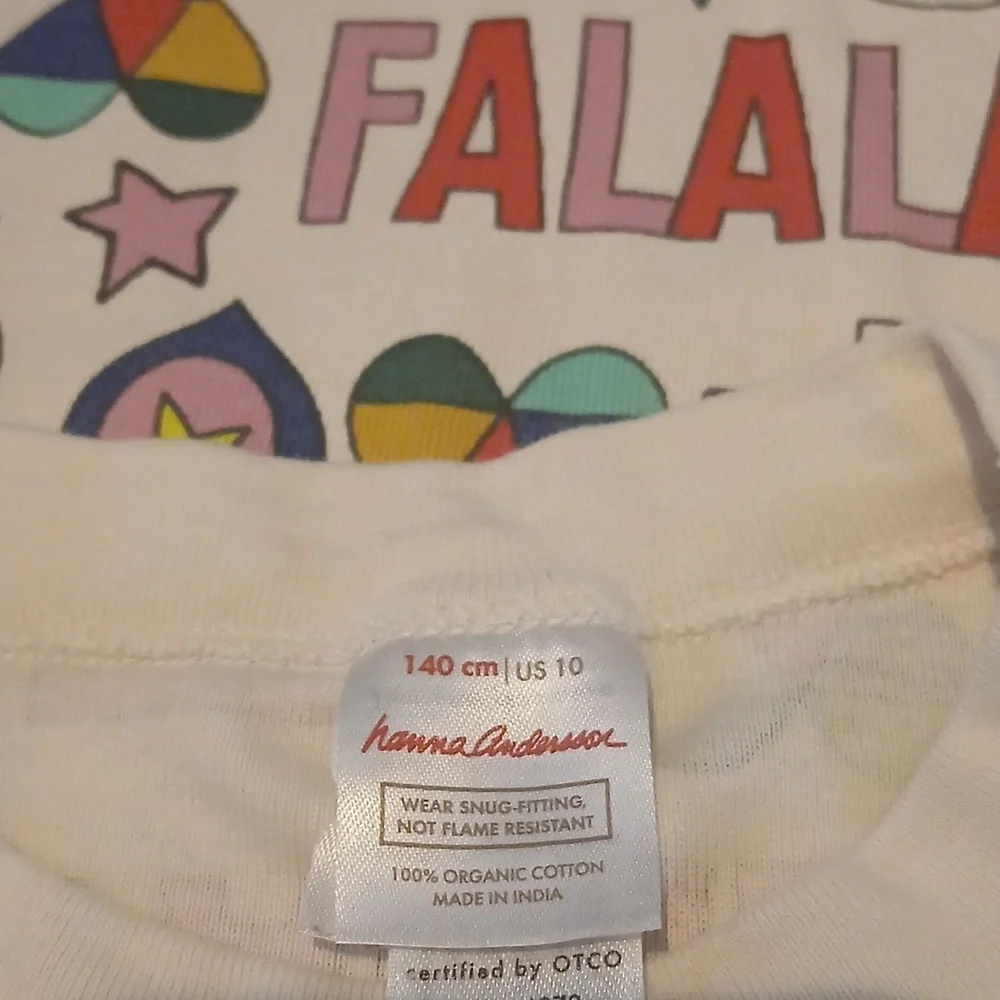 Hanna Andersson Colorful Graphic Girls Pajama Set Size 10🔥5 If You Get Bundle🔥